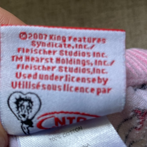 Betty Boop super cute and soft 100% cotton pj bottoms 2007 sz XL pink💗 - Picture 6 of 16